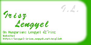 irisz lengyel business card